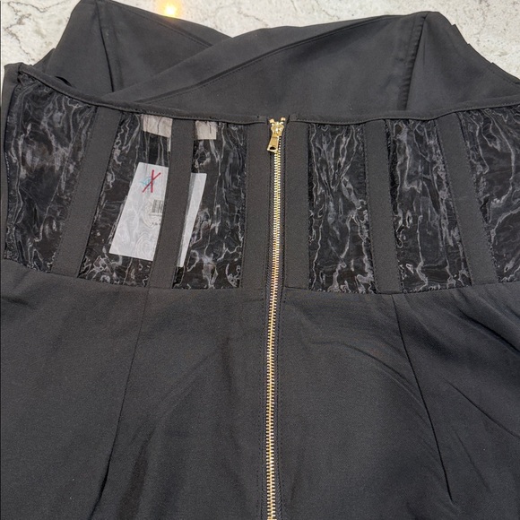 Klesis Black Strapless Mini Dress NWT Size M Elegant Cocktail Party - Picture 3 of 14